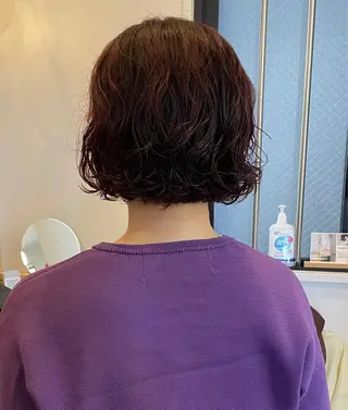 ショート パーマ ボブ／パーマ指名 No. 1🍃れんとのヘアスタイル