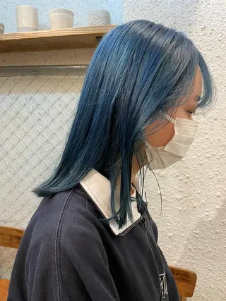 ミディアム カラー SALOWIN下北沢所属・hazuki 🌝のヘアスタイル