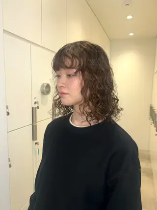 ミディアム パーマ fifth PARK所属・fifth PARK HIN★T★のヘアスタイル