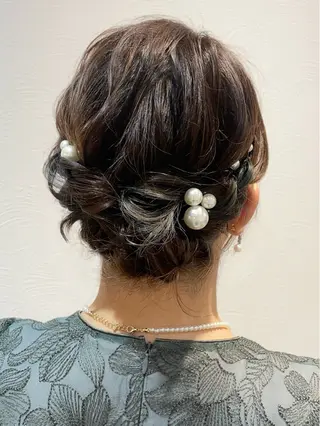 ミディアム ヘアアレンジ GOTODAY SHAiRE SALON所属・札幌 ヘアアレンジ 🍎 タナカセリナのヘアスタイル