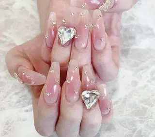 ロング カラー Bling Salonのネイルデザイン