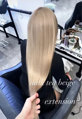 ロング カラー 似合わせカラー/ ケアブリーチ/竜希のヘアスタイル