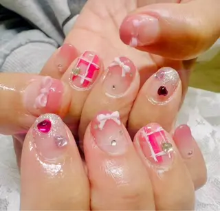 ショート AIushe平井店 ななみのネイルデザイン