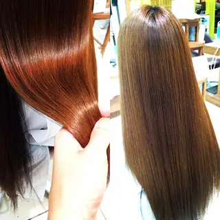 ロング カラー CHAINON 近鉄奈良店のヘアスタイル