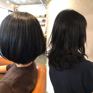 ロング 韓国風カット/ 髪質改善 黒崎のヘアスタイル