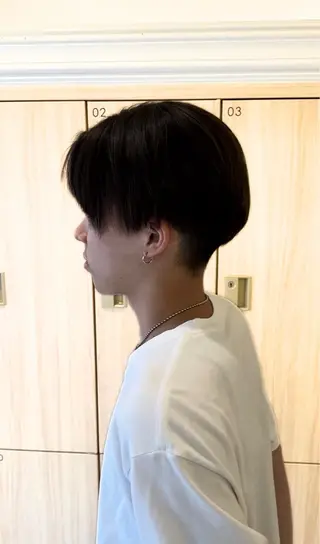 ショート メンズ ボブ•ショートカット 草野太一のヘアスタイル