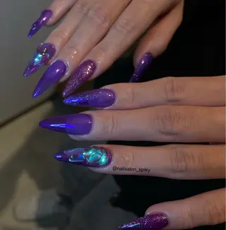 ネイル Spiky とうげ ふうかのネイルデザイン