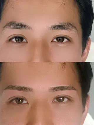メンズ アイブロウ Fameu+ SATOKAのマツエク・マツパデザイン