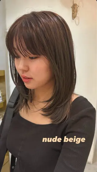 ミディアム MINX aoyama所属・レイヤーカット/ 管原久遠のヘアスタイル