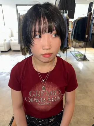 ショート パーマ指名No. 1 磯飛⭐️慎之介のヘアスタイル