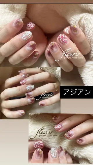 ネイル フルリール 【プライベートサロンのネイルデザイン