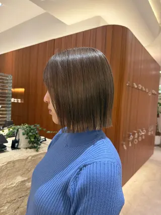 ミディアム パーマ 渋谷ボブ/レイヤー ボブ田中航平のヘアスタイル