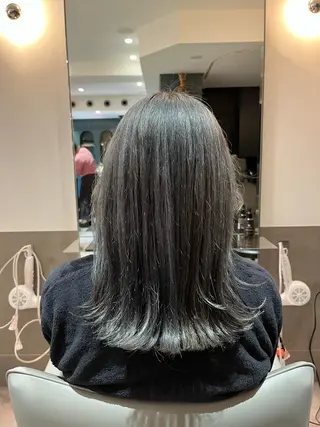 セミロング カラー 🌻暖色カラー🌻 sakuraのヘアスタイル