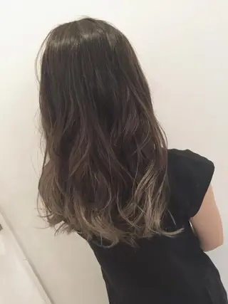 ミディアム セミロング ロング カラー lafith hair dope所属・[外国人風カラー] 店長 田中健太のヘアスタイル