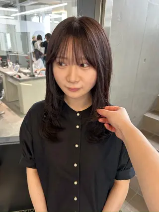 ロング 透明感カラー/cut モデル募集🪡ハルカのヘアスタイル