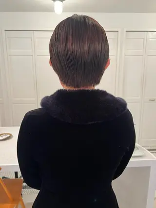 ショート ブリーチカラー🎀 韓国風/寺門美優のヘアスタイル