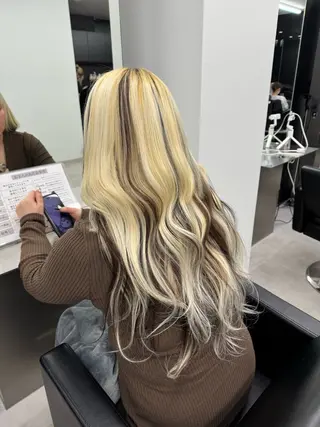 ロング ハイトーン/エクステ /韓国ヘアKENTAのヘアスタイル