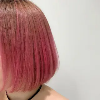 ミディアム カラー ヘアアレンジ THE./ブリーチ 透感カラー/髪質改善のヘアスタイル