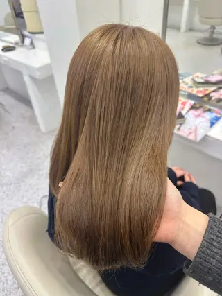 ミディアム カラー 🩵YUIMARL 岡山KARIN🩵のヘアスタイル