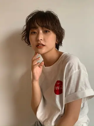 ショート 渥美 怜子のヘアスタイル