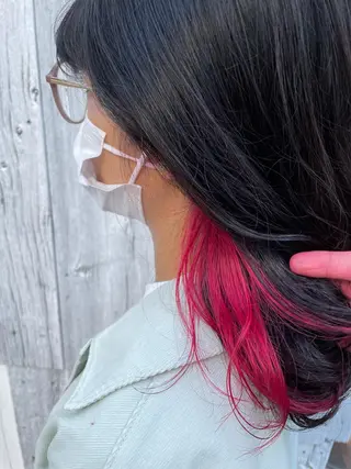 カラー 【店長】インナー指名 No.1戸塚優思のヘアスタイル