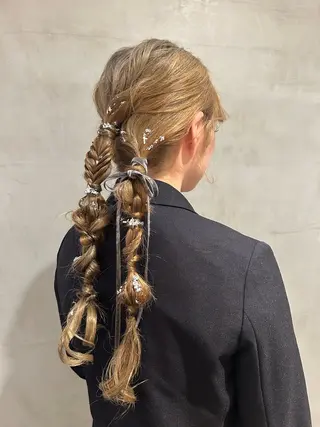 ロング ヘアアレンジ L&Co所属・タナカ カナ🫧のヘアスタイル