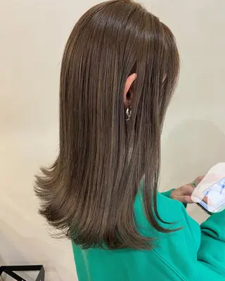 ロング ボブ/透明感カラー 🧸YUI❤️のヘアスタイル