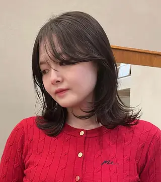 ミディアム tete nico所属・似合わせ/ヘアカラー nanami🌸のヘアスタイル