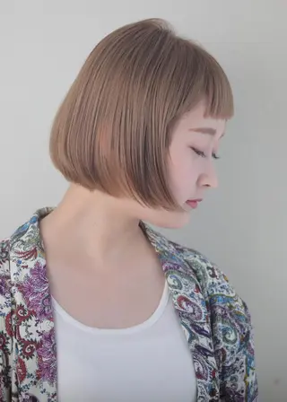 ショート カラー 福岡天神⭐︎ lotyのヘアスタイル