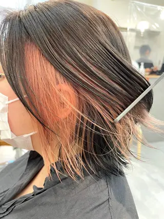 ショート カラー 超ボブ特化船橋駅 徒歩5分/國分雄斗のヘアスタイル