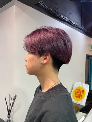 カラー メンズ オリーブベージュ 🫒🩶Rianaのヘアスタイル