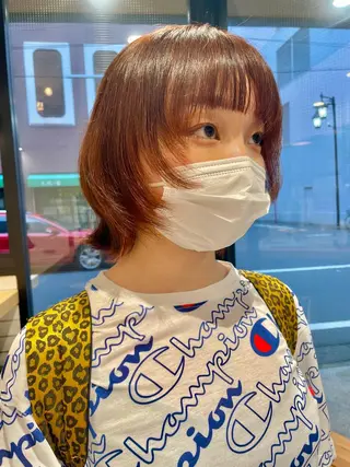 ミディアム カラー/レイヤー/ 髪質改善/PAAQのヘアスタイル