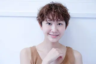 ショート パーマ サトウ レンマのヘアスタイル