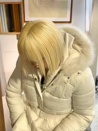 ショート ササキカズマ〻透明感 〻色落ち〻赤み消しのヘアスタイル