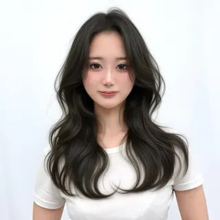 ロング カラー 韓国ヘア🇰🇷× 髪質改善🫧テルのヘアスタイル