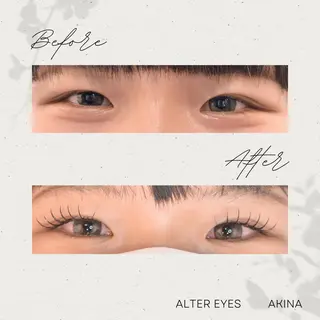 マツエク・マツパ ALTER EYES AKINAのマツエク・マツパデザイン