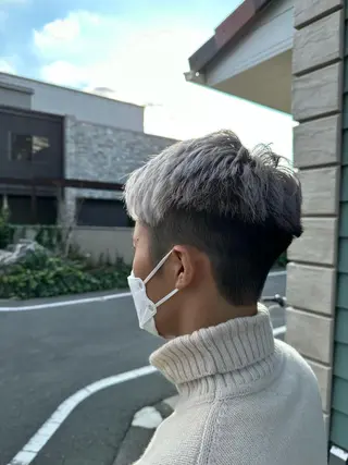 カラー メンズ 🪼高評価🪼 💎柴崎の藤咲💎のヘアスタイル