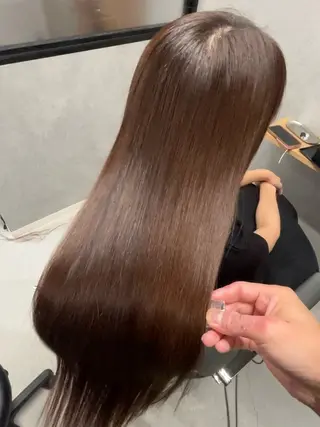 セミロング 透明感カラー特化/ 顔まわり特化/辻部のヘアスタイル