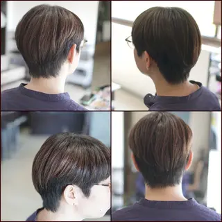 ショート カラー 中島 剛のヘアスタイル