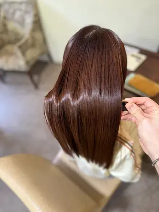 ロング ヘアーメイクポリッシュ桂所属・山﨑 将弥のヘアスタイル