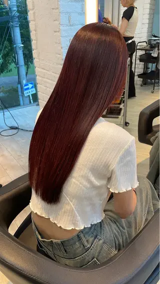 ロング akihiro／韓国 ヘア／栄のヘアスタイル