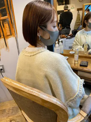 ショート カラー また会いたくなる 美容師【KENTA】のヘアスタイル