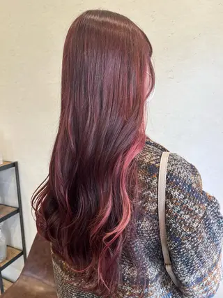 カラー 暖色＊ベージュ ＊くらたあやかのヘアスタイル