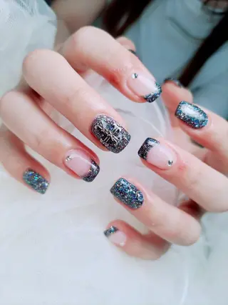 ネイル 門戸厄神プライベートサロンulunail所属・ulunail mikaのネイルデザイン