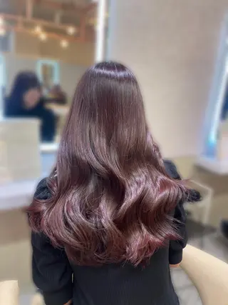 ロング haruna🤍 中韓mix✨のヘアスタイル