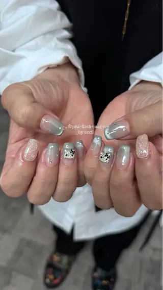 ネイル GRANDE大須 Cecil💜のネイルデザイン