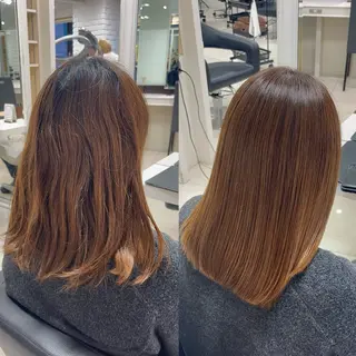 ミディアム カラー パーマ 【✨極上艶髪専門✨】 💫SHIMA💫のヘアスタイル