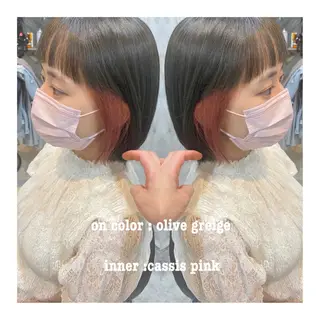 ミディアム 原 朱音のヘアスタイル