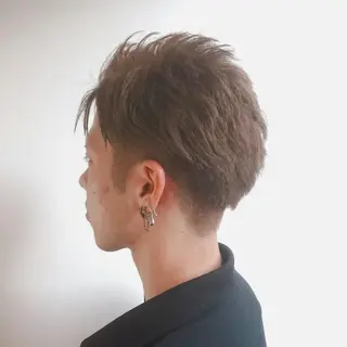 ショート メンズ ヘアアレンジ かわい ゆうな 髪質改善/縮毛矯正のヘアスタイル