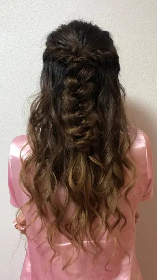 ロング 中原 優美のヘアスタイル